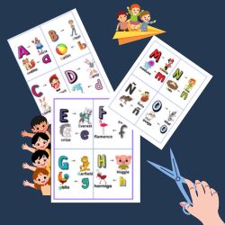 Abecedario Ilustrado  Con personajes